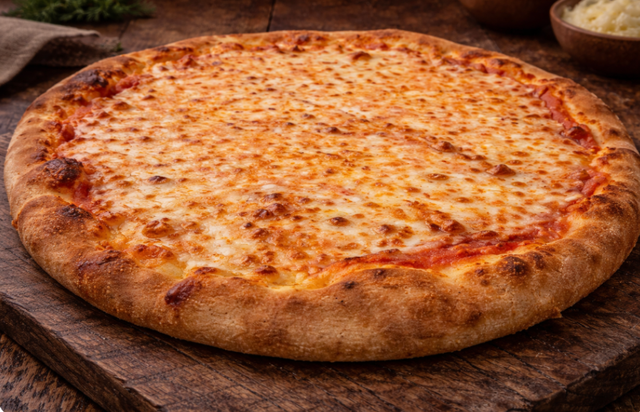Classic Mozzarella Pizza.