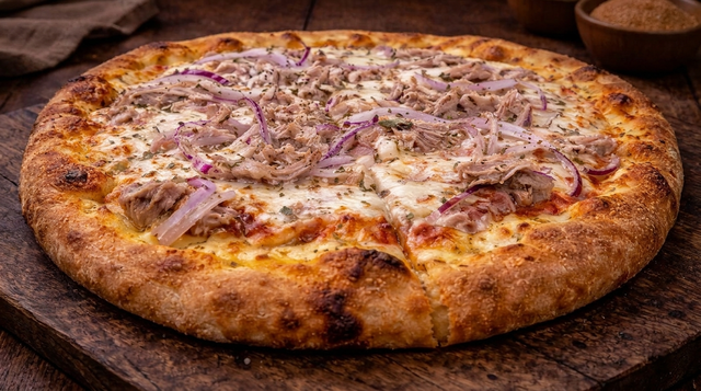 Tuna & Red Onion Pizza.